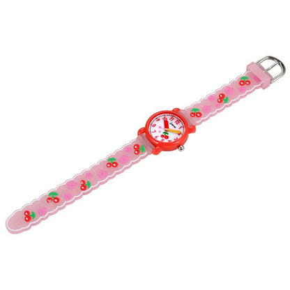 Children's 3d Silicone Student Cute Waterproof Watch