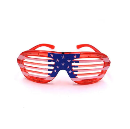 4th of July Party American Flag Independence Day LED Glasses