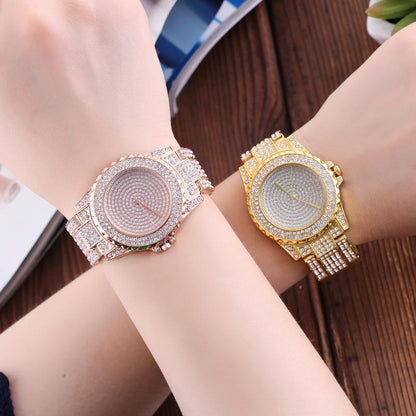 Women Wristwatch Inlaid Rhinestone Quartz Watch