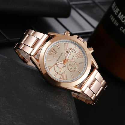 Women Watch Steel Quartz Fashion Wristwatch-TVK2848