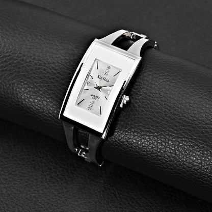 Women Stainless Steel Bangle Watch