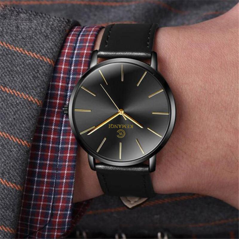 6.5mm Ultra-thin Men's Elegant Fashion Business Quartz Watches