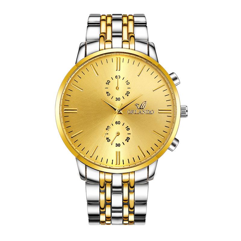 Fashion Men WQuartz Watch Stainless Steel Wristwatch