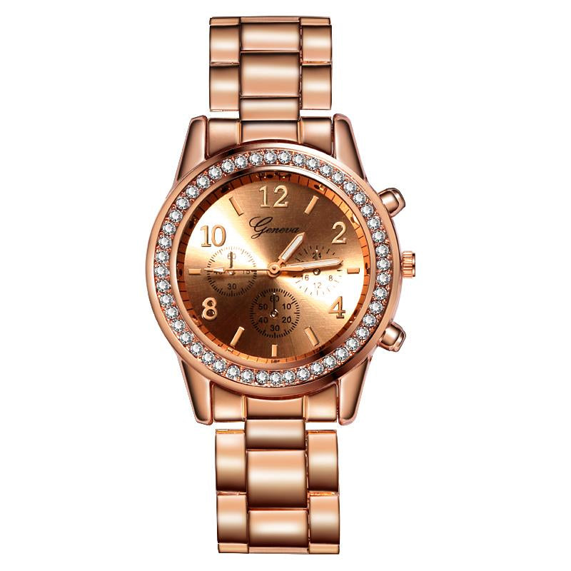 Women Classic Watches Stainless Steel Wristwatch