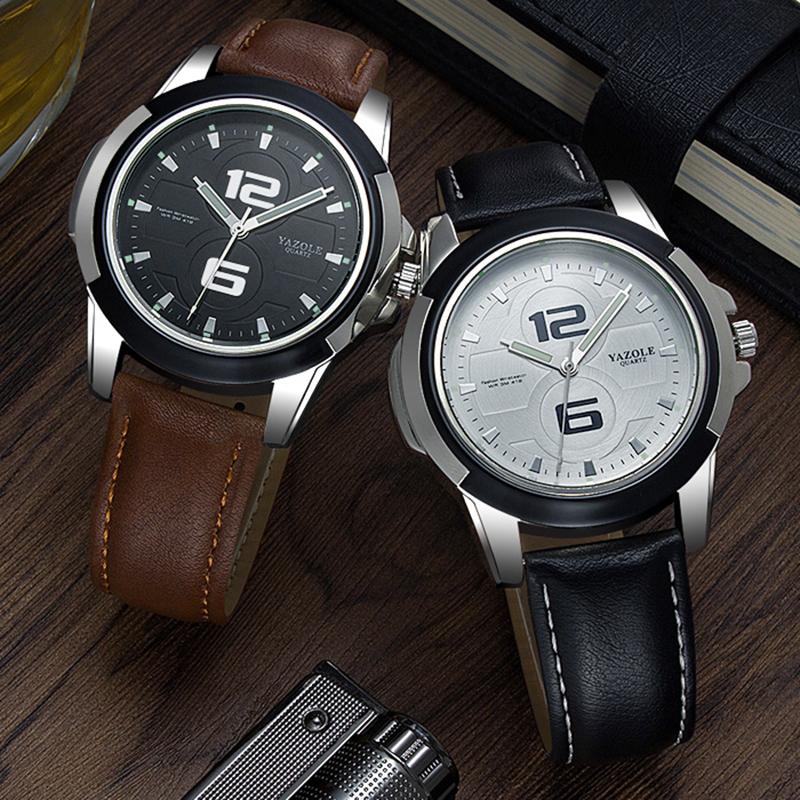 YAZOLE Luminous Waterproof Sport Brand Men's Watch Clock