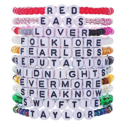 16 Pcs/Set Bohemian Taylor Colorful Rice Ball Bracelet Set