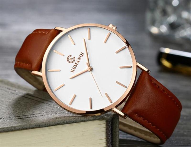 6.5mm Ultra-thin Men's Elegant Fashion Business Quartz Watches