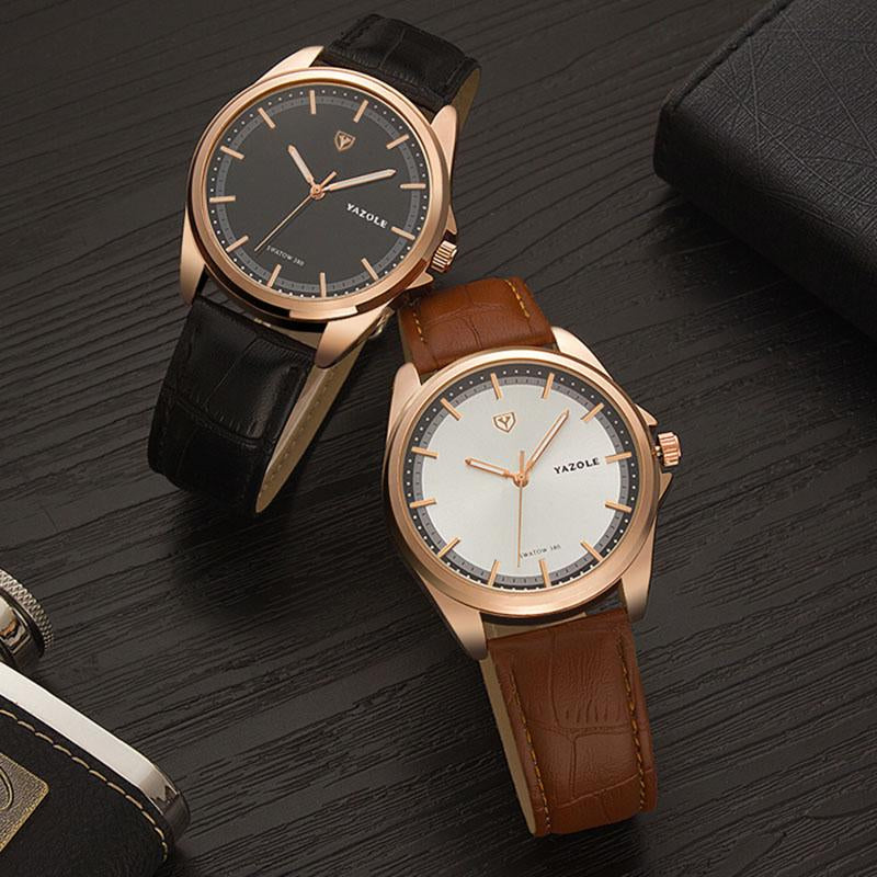 YAZOLE Top Brand Luxury Famous Fashion Bussiness Male Clock Quartz Watch