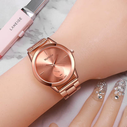 Women Quartz Watch Stainless Steel Female Wristwatch