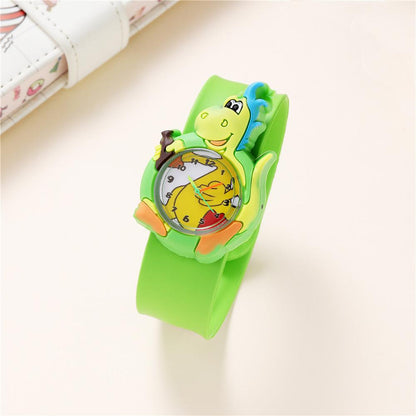 Adorable Children's Cartoon Pattern Quartz Clap Watch