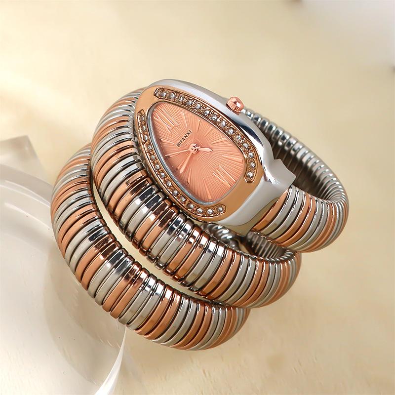 Vintage Snake Ladies' Fashion Bangle Watch