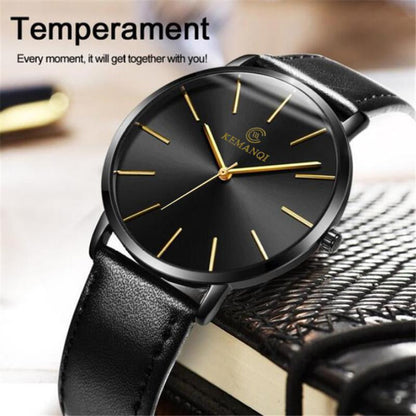 6.5mm Ultra-thin Men's Elegant Fashion Business Quartz Watches