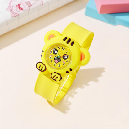 Adorable Children's Cartoon Pattern Quartz Clap Watch