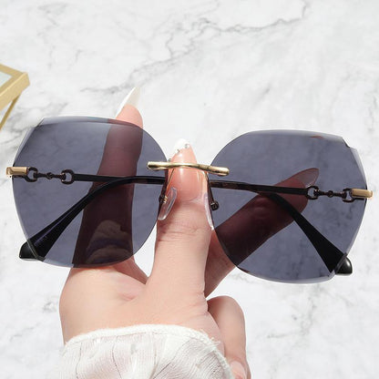 Women Summer Rimless Sunglasses