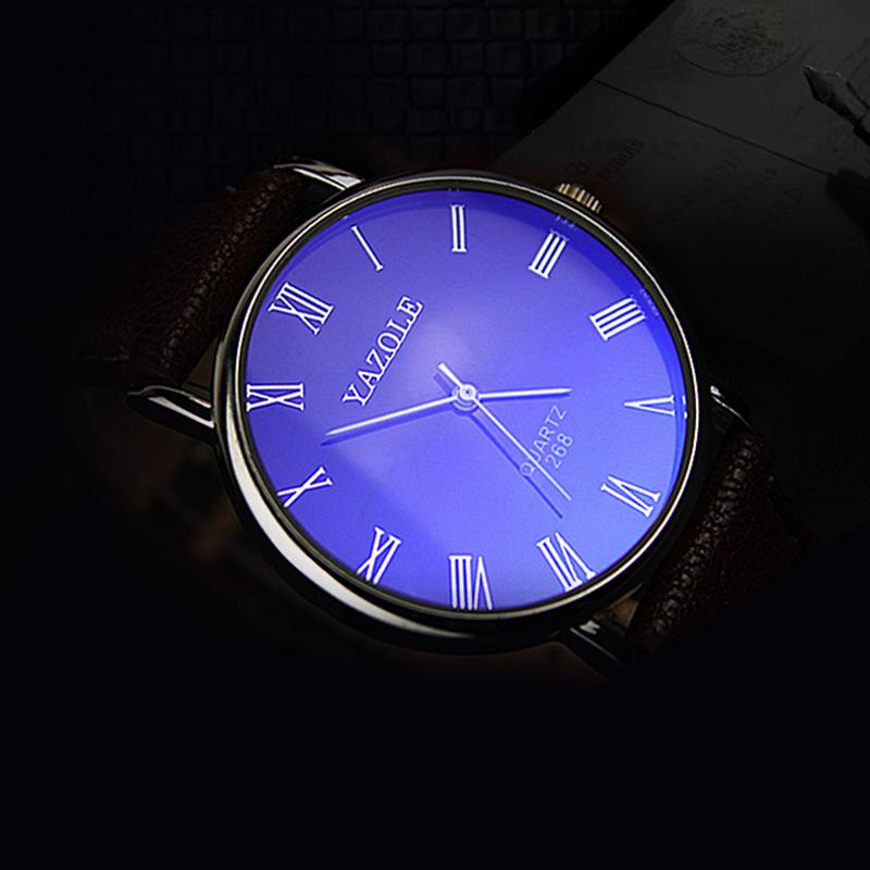 Yazole Watch Simple Style Quartz Watch Business Fashion Unique Leisure Leather Watches