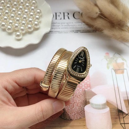 Women Snake Quartz Bangle Watches