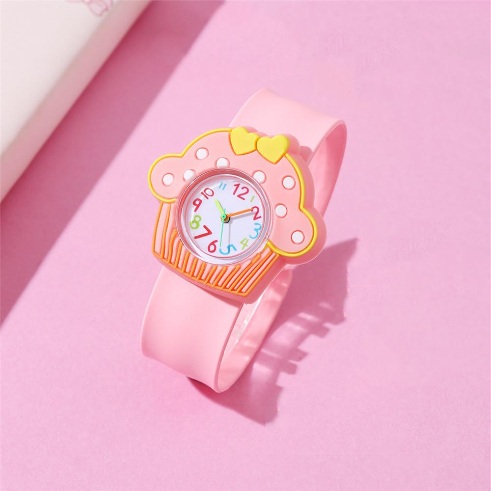 Adorable Children's Cartoon Pattern Quartz Clap Watch