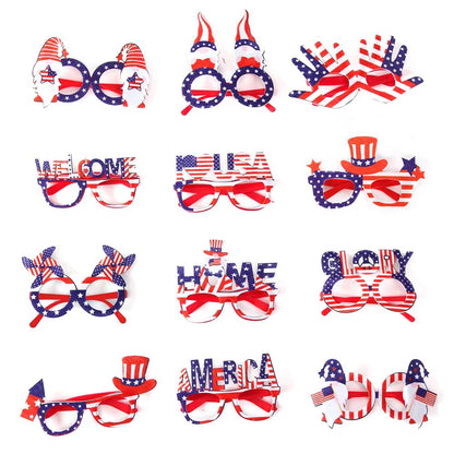 2024 4th of July Independence Day Flag Glasses