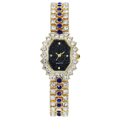 Women Watch Rhinestone Steel Quartz Fashion Wristwatch LLZ13865