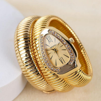 Vintage Snake Ladies' Fashion Bangle Watch