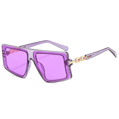 Women Metal irregular Sunglasses