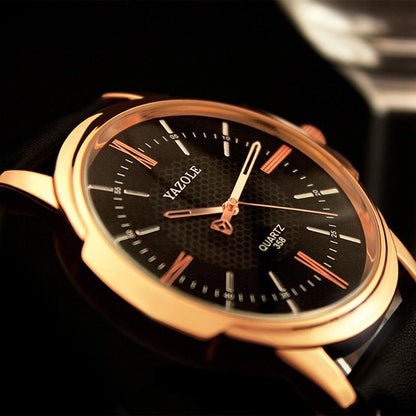 Yazole Brand Luxury Famous Business Men's Watch Male Clock Fashion Quartz Watch