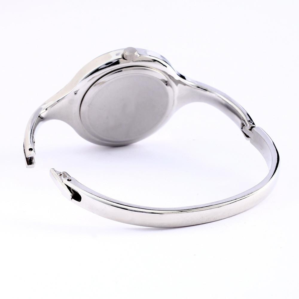 Women Luxury Stainless Steel Bangle Watches Quartz WristWatches