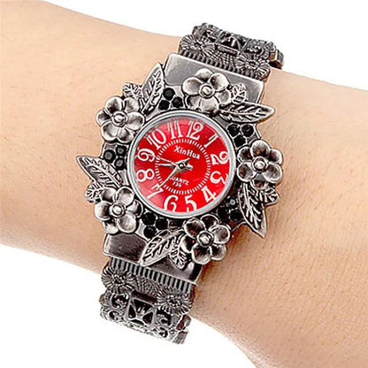 Women Retro Bangle Watch