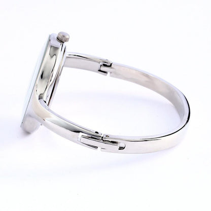 Women Luxury Stainless Steel Bangle Watches Quartz WristWatches