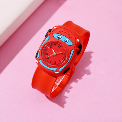 Adorable Children's Cartoon Pattern Quartz Clap Watch