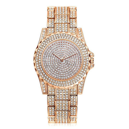 Women Wristwatch Inlaid Rhinestone Quartz Watch