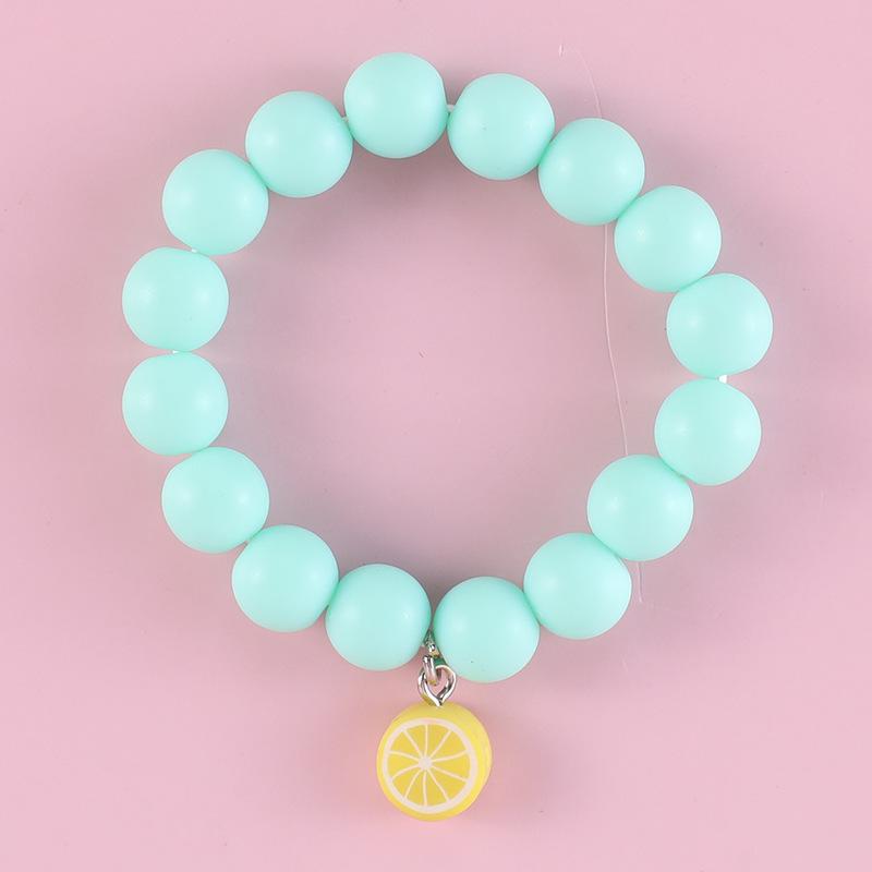 Colorful Soft Clay Beads Fruit Bracelets For Girls