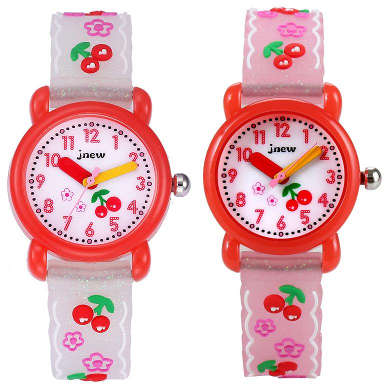 Children's 3d Silicone Student Cute Waterproof Watch