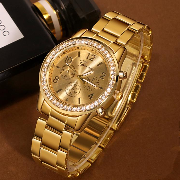 Women Classic Watches Stainless Steel Wristwatch