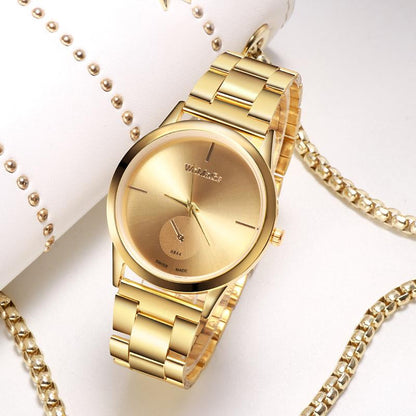 Women Quartz Watch Stainless Steel Female Wristwatch