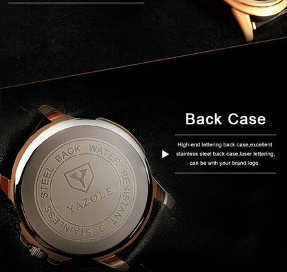 YAZOLE Watches Top Brand Luxury Dress Male Clock Business Fashion Quartz Watch