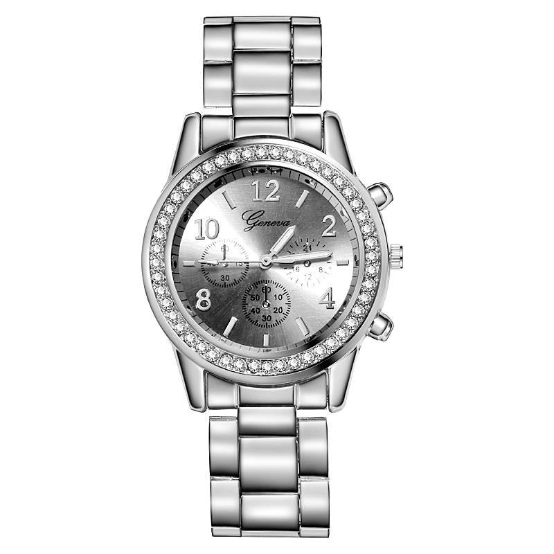 Women Classic Watches Stainless Steel Wristwatch