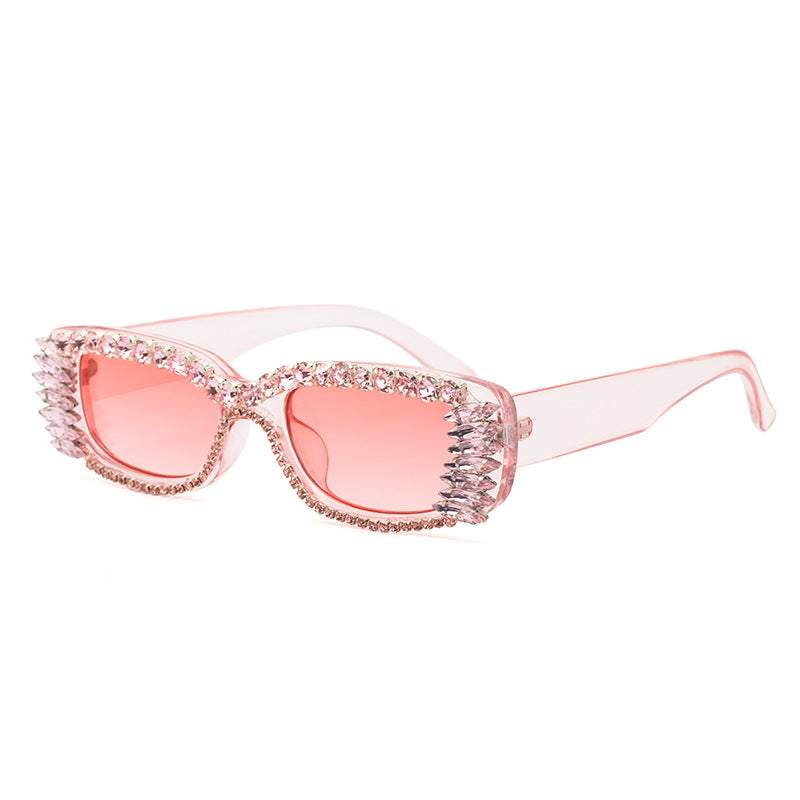 Women's Summer Inlaid Square Sunglasses