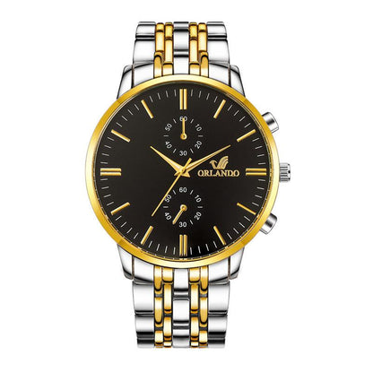 Fashion Men WQuartz Watch Stainless Steel Wristwatch