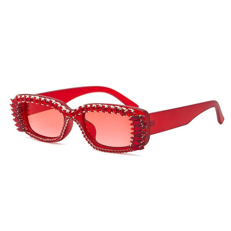 Women's Summer Inlaid Square Sunglasses