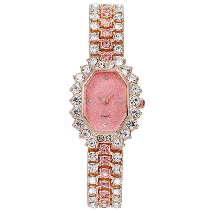 Women Watch Rhinestone Steel Quartz Fashion Wristwatch LLZ13865