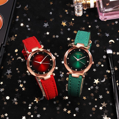 Women Watches Gogoey Top Brand Leather Ladies Watch