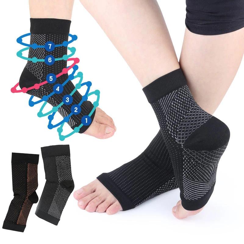 1 Pair Ankle Brace Compression Socks Ankle Support Pain Relief