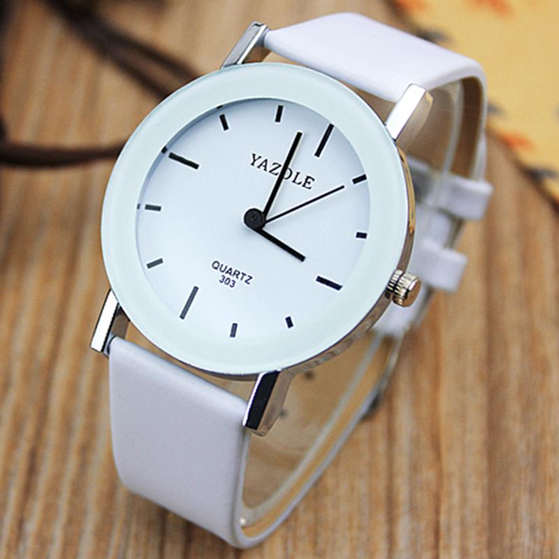 Yazole Women Watches Fashion Quartz Watch Girl Clock Simple Design