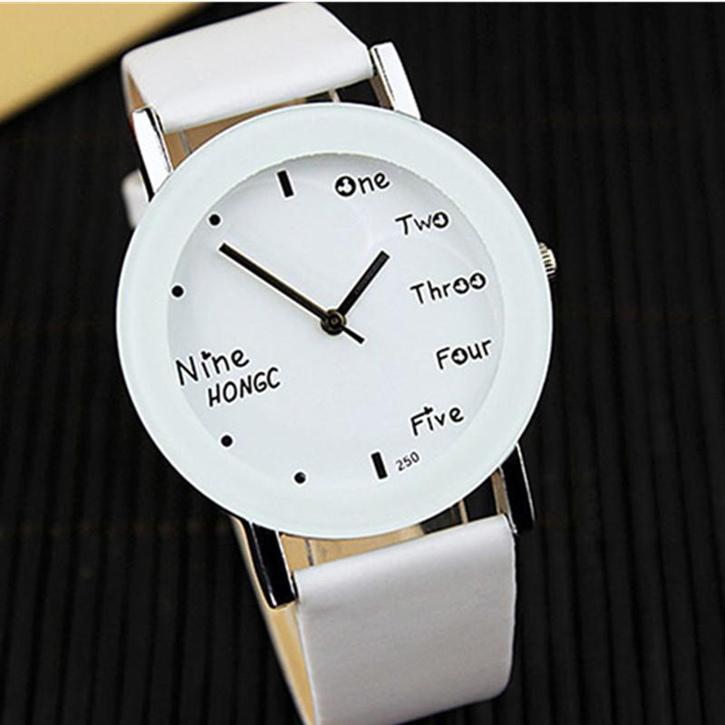 Yazole Lovers' Watch Women Quartz Fashion Wristwatch Leather Straps Wrist Watch Simple Designer