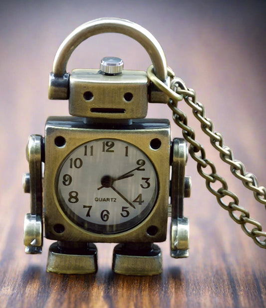 Vintage Robot Pocket Watches