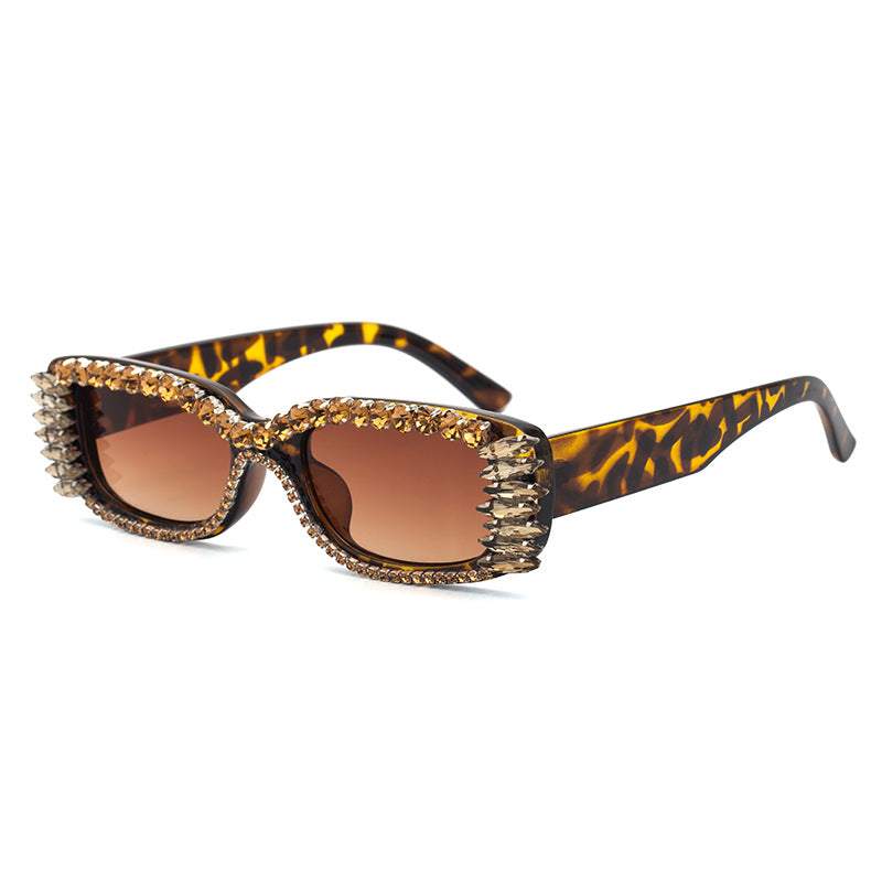 Women's Summer Inlaid Square Sunglasses