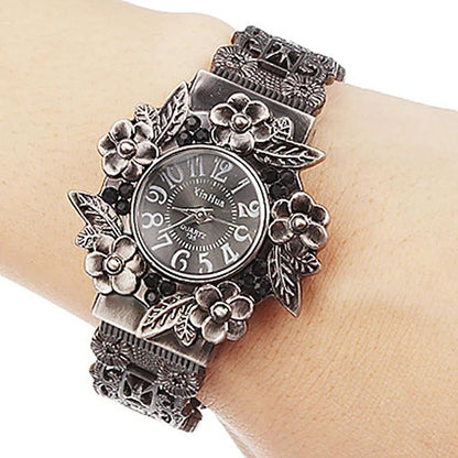 Women Retro Bangle Watch