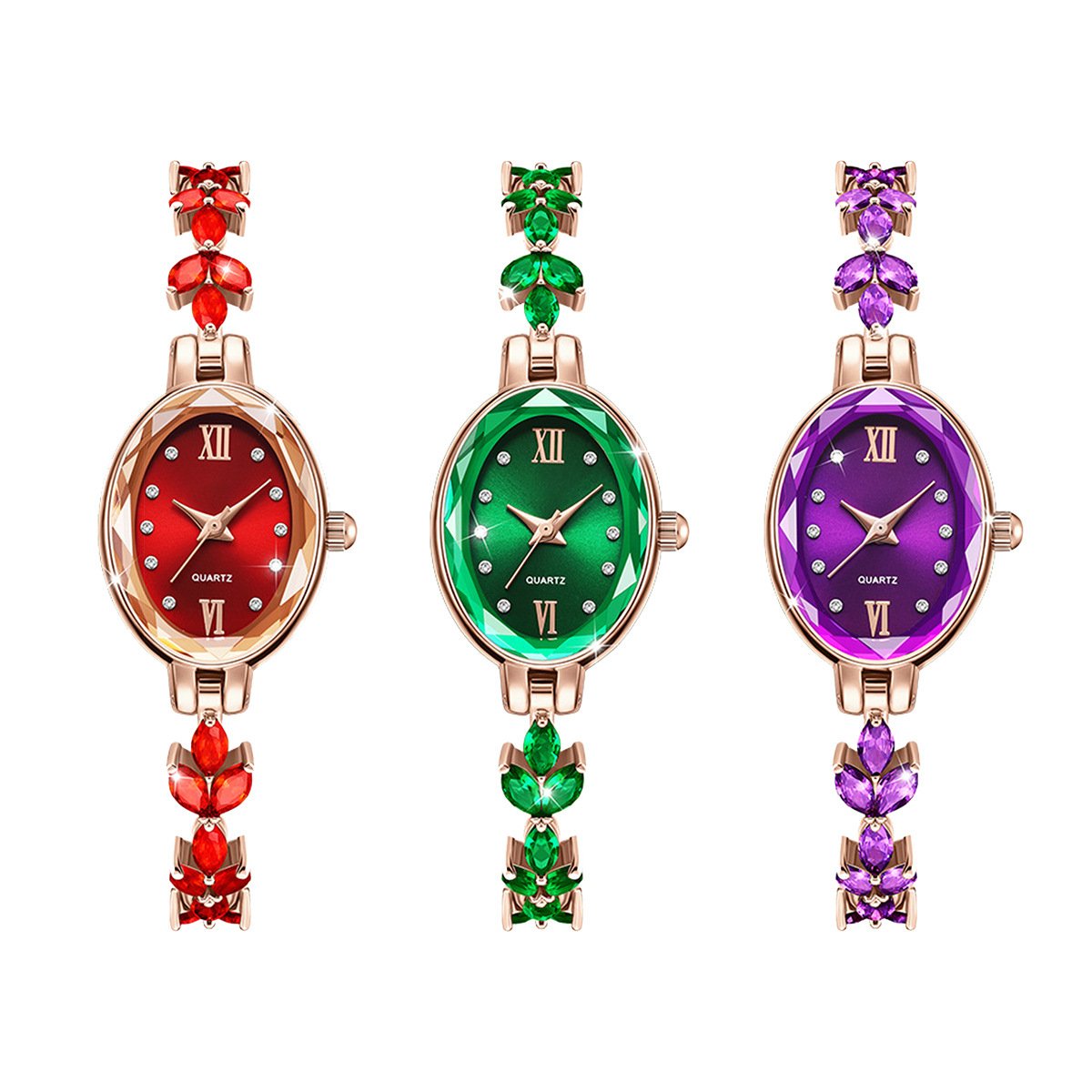 Violet Petal Light Jewelry Women's Watch