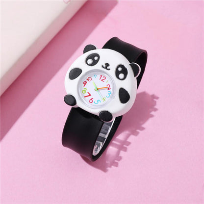 Adorable Children's Cartoon Pattern Quartz Clap Watch